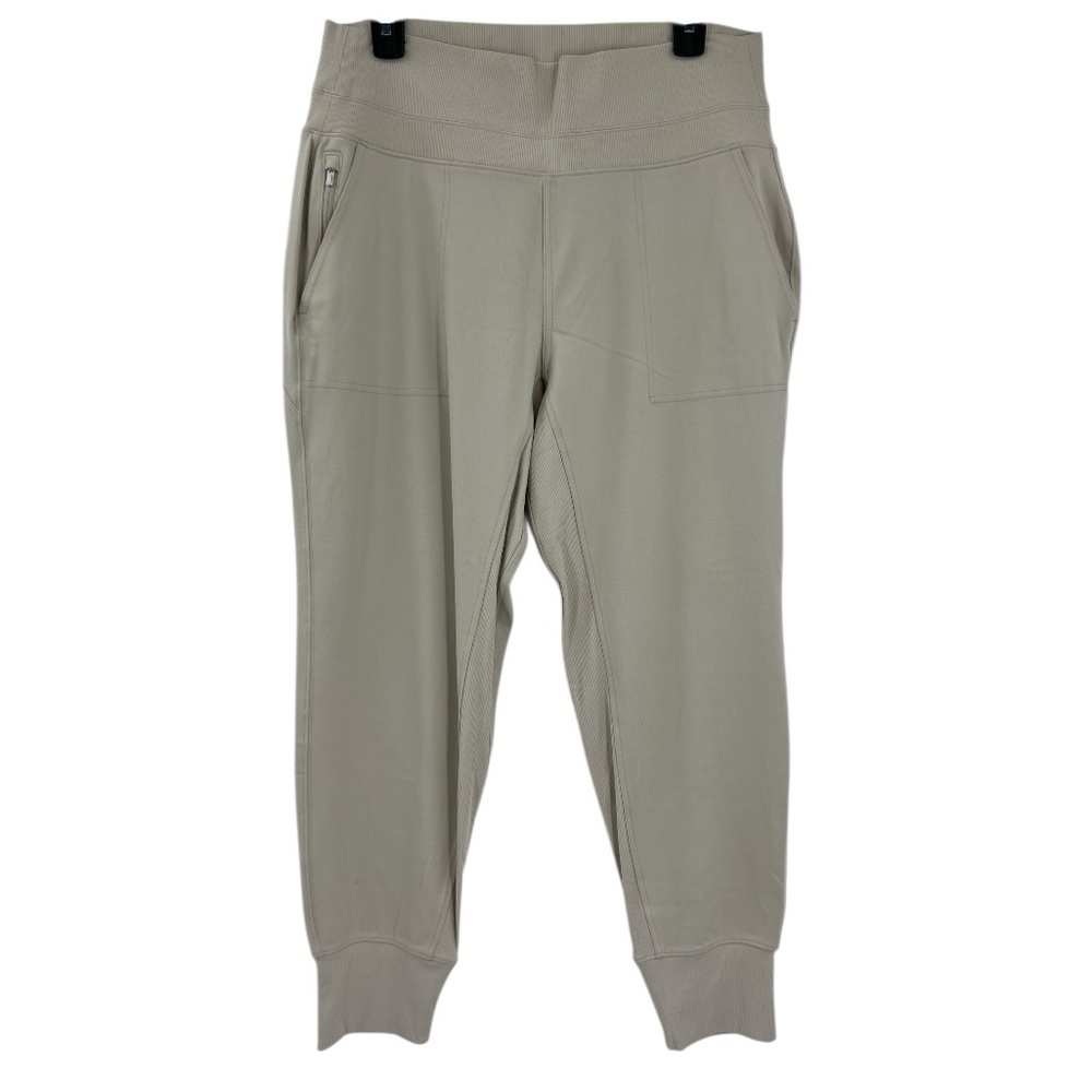 Athleta Venice High Rise Joggers abalone grey New SZ L New